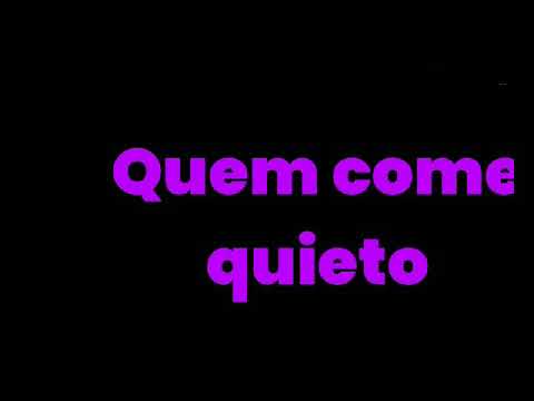 Mc Kevin e Mc trope - Quem come quieto (Lyric video/animação)