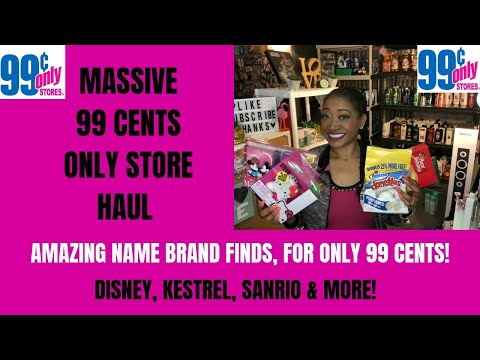 Massive 99 Cents Only Store Haul 5/14/19~Sensational Name Brand Finds~Disney, Sanrio Food & More WOW Video
