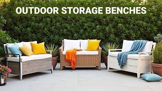 Top 5 Best Outdoor Storage Benches for Every Backyard