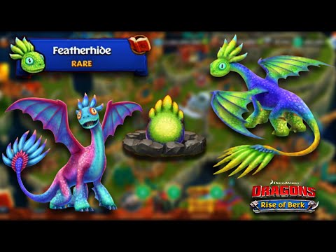 Featherhide Just Landed In Berk - Dragons : Rise of Berk