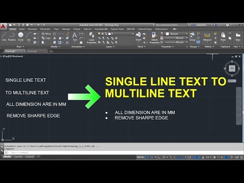 AutoCAD Tutorial Circle Command 3 Point 2 Point Tan Tan Radius Tangent Circles