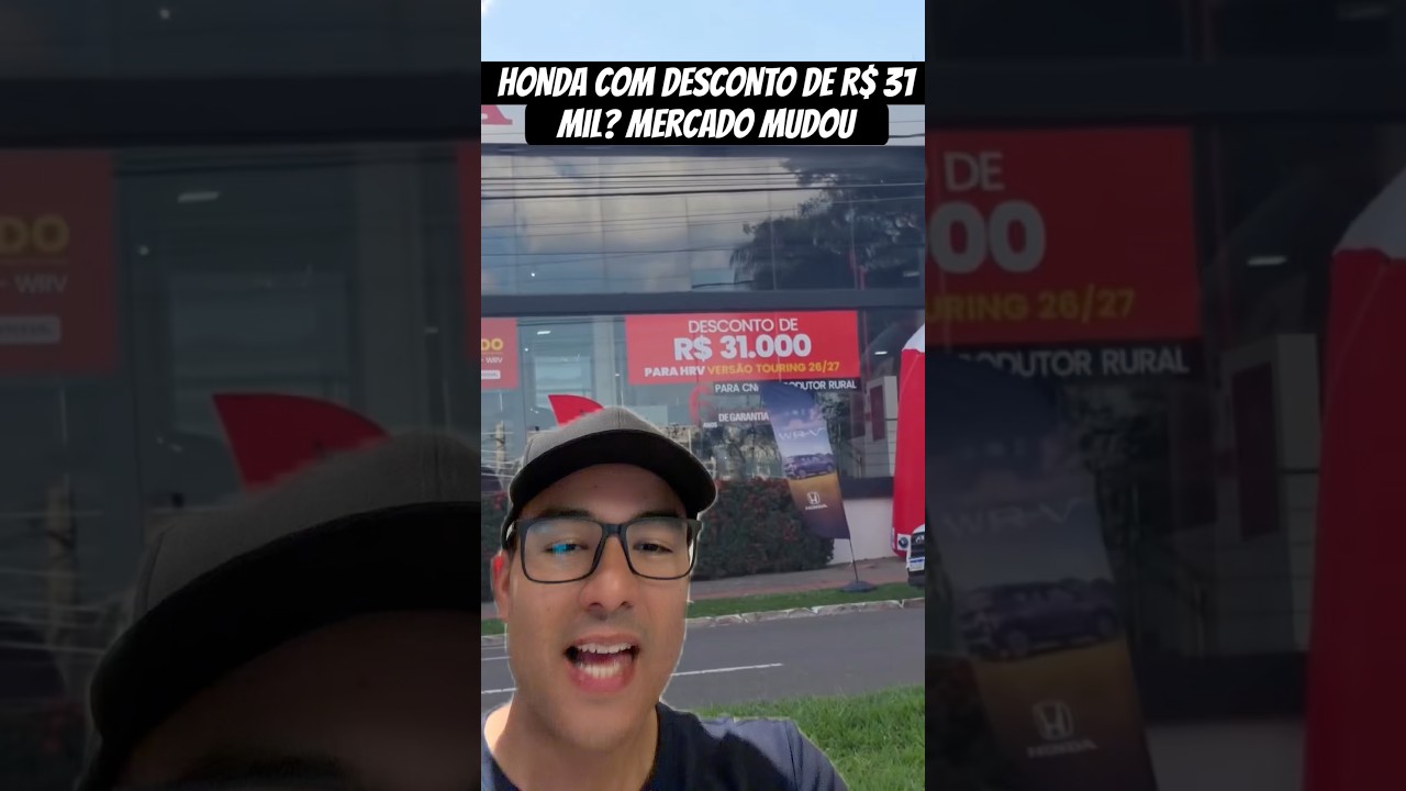 HONDA E TOYOTA DANDO DESCONTO E BÔNUS? Mercado MUDOU!