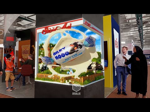 3D Animated Display for Shirin Asal at Dubai Chocolate & Sweets Expo