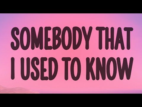 Gotye - Somebody That I Used To Know (ft. Kimbra)