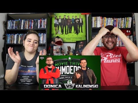Donica VS Kalinowski REACTION - Movie Trivia Schmoedown