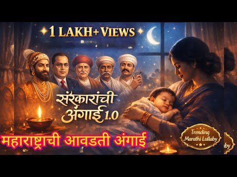 संस्कारांची अंगाई | Night Sleeping Baby Song| Sanskaranchi Angai | ShivStutak.By Maheshraje |Kaveri