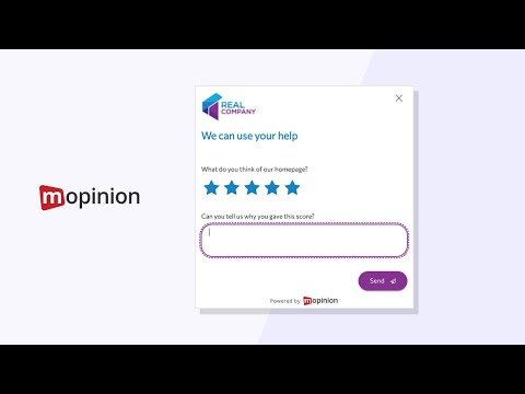 How to brand your Mopinion feedback forms
