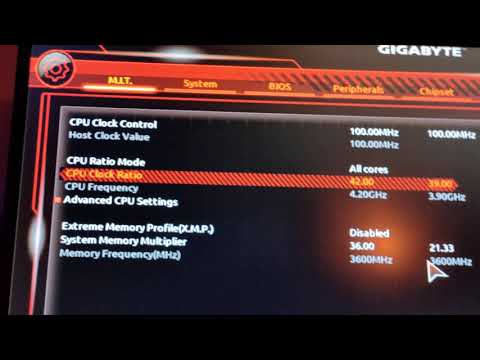 B450 Aorus M cpu overclock in 40 seconds.