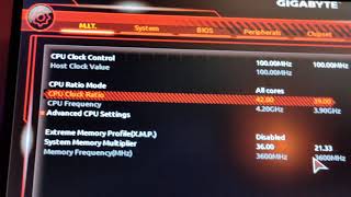 B450 Aorus M cpu overclock in 40 seconds.