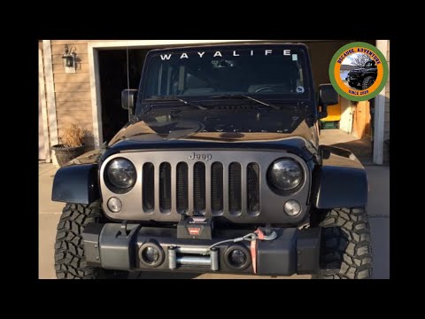 DIY Jeep Wrangler JK/JKU Stock Bumper w/Hidden Winch & Chopped Ends - Because, Adventure