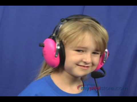 Pilot USA P-1151ACG Pilot Cadet Youth Headset - Pink