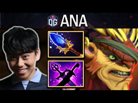 OG.ANA SMURF BRISTLEBACK WITH 21 KILLS - DOTA 2 7.29 GAMEPLAY