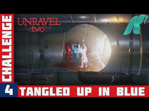 UNRAVEL 2 - Challenge 4 - Tangled up in Blue Gameplay Walkthrough