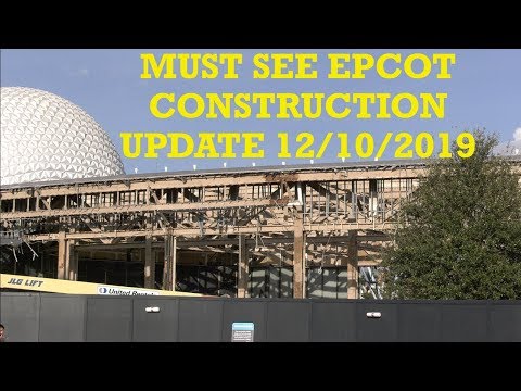 Must See Demolition at EPCOT Innoventions West DESTROYED Walt Disney World 12/10/2019