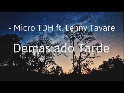 Micro TDH Ft. Lenny Tavarez - Demasiado Tarde (lyrics)