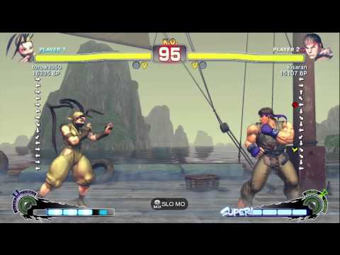 kisaran [Ryu] vs torowa360 [Ibuki] SSF4 Japanese Online Ranked Matches - TRUE-HD