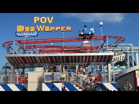 On-ride point of view of Doo Wopper