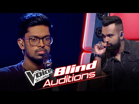 Avith Anthony | Bappage Akkage Duwa (බාප්පාගේ අක්කගේ දුව)  | Blind Auditions | The Voice Sri Lanka