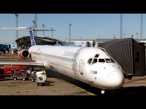 LN-RLE - SAS McDonnell Douglas MD-82 takeoff @ Amsterdam Schiphol (AMS)