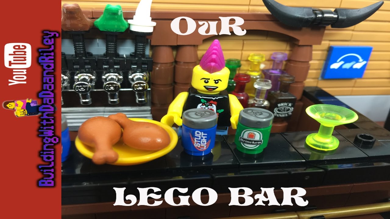 Our Custom LEGO Bar MOC 