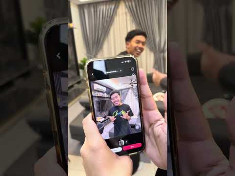 abang dan adik buat trend ambik gambar tiktok