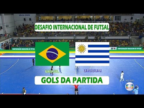 Brasil 3x2 Uruguai - Gols - Desafio Internacional ...