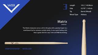 Video thumbnail for Vater Tip Sound - Matrix by Vater Drumsticks