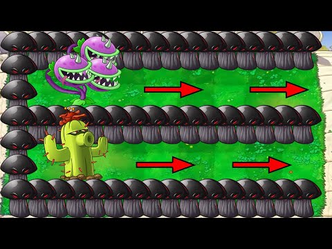 99 Cattail Vs 99 Chomper Vs Giga Gargantuar Vs Dr. Zomboss - Plants vs Zombies Hack