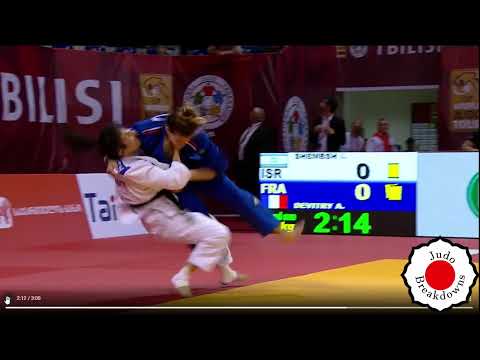 Judo Womens U63 - Inbal Shemesh vs. Agathe Devitry - Grand Slam Tbilisi 2022