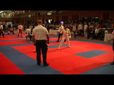 Evelyn Neyens v Luisa Gullotti  WAKO World Championships 2013