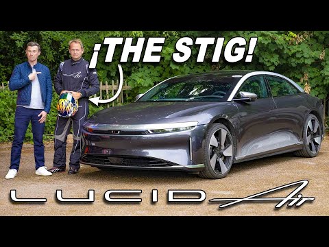 ¡THE STIG y yo probamos el Lucid Air de 1,050 hp!