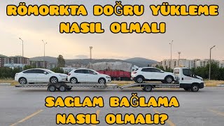 RÖMORKTA SAĞLIKLI YÜKLEME NASIL OLUR SAVURMAYI ÖNLEYİN SAĞLIKLI ARAÇ B