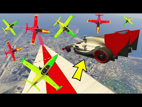 GTA 5 ONLINE 🐷 MEGA RAMP EVERYONE AGAINST ME!!! 🐷PART 2🐷 COME ON!!