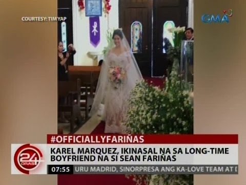 Karel Marquez, ikinasal na sa long-time boyfriend na si Sean Fariñas