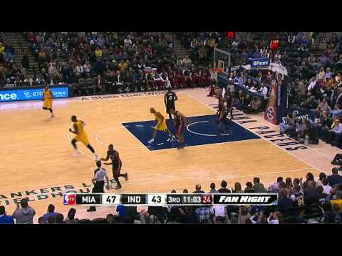Roy Hibbert 24 points vs Miami Heat full highlights 2013/12/10 HD