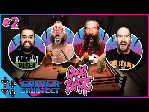GANG BEASTS BATTLE ROYAL #2 - HARPER vs. RUSEV vs. ENGLISH vs. KONNOR - Gamer Gauntlet