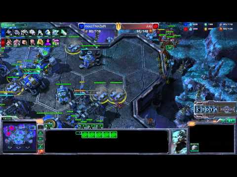 mouz ThorZain (T) vs July (Z) - G1 - on Shakuras Plateau - SC812