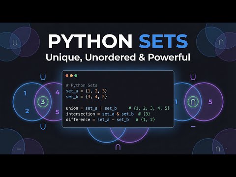 Python Sets Unordered Unique Mutablepython Programming Datastructures Coding