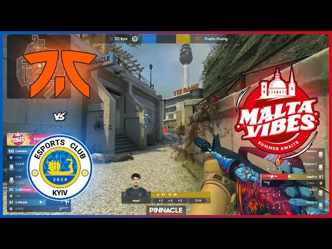 CLOSE GAME! | fnatic Rising vs EC Kyiv | Malta Vibes Knockout Series 4 - HiGHLiGHTS | CSGO