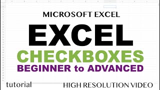 Excel Checkboxes - True, False Checkbox, List of VBA Checkboxes Tutorial