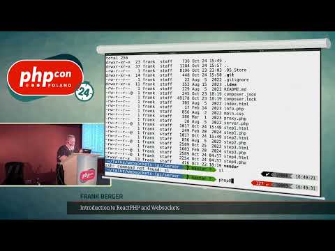 Frank Berger: Introduction to ReactPHP and Websockets @ PHPConPL24