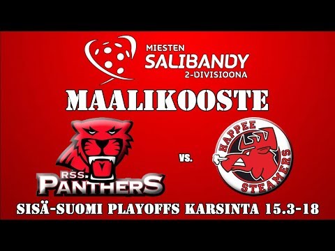 Maalikooste RSS Panthers vs  Happee Steamers 15.3-18