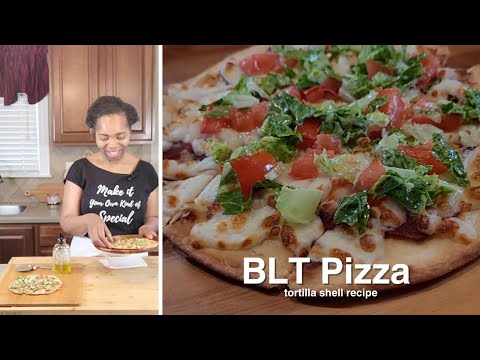 BLT Pizza recipe (low carb, keto friendly)