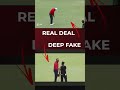 Tiger Woods Early Handshake Putt FAKE?