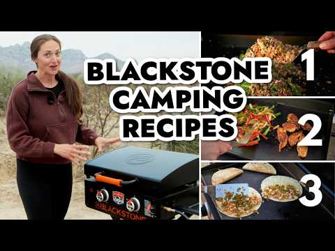 3 EASY Blackstone Camping Dinner Ideas