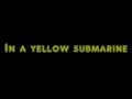 The Beatles Yellow Submarine with lyrics 