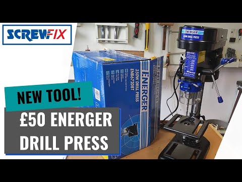 ENERGER DRILL PRESS ENB672DBT 350W - Set Up & Initial Review