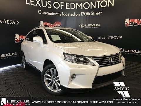 Used White 2015 Lexus RX 350 Sportdesign Edition Walkaround Review Medicine Hat Alberta