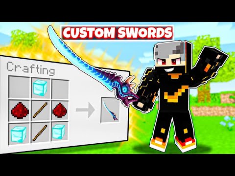 Paglaa Tech - Minecraft, But There Are Custom Swords...