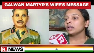 Independence Day 2020: Galwan Martyr Col Santosh Babu Wife Message For India | DOWNLOAD THIS VIDEO IN MP3, M4A, WEBM, MP4, 3GP ETC